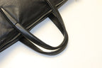 Loewe Anagram Logo Leather Business Briefcase — view 6