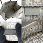 Dior Book Tote Large Oblique Gray Canvas — view 5