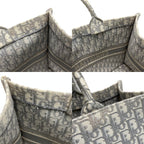 Dior Book Tote Large Oblique Gray Canvas — view 6