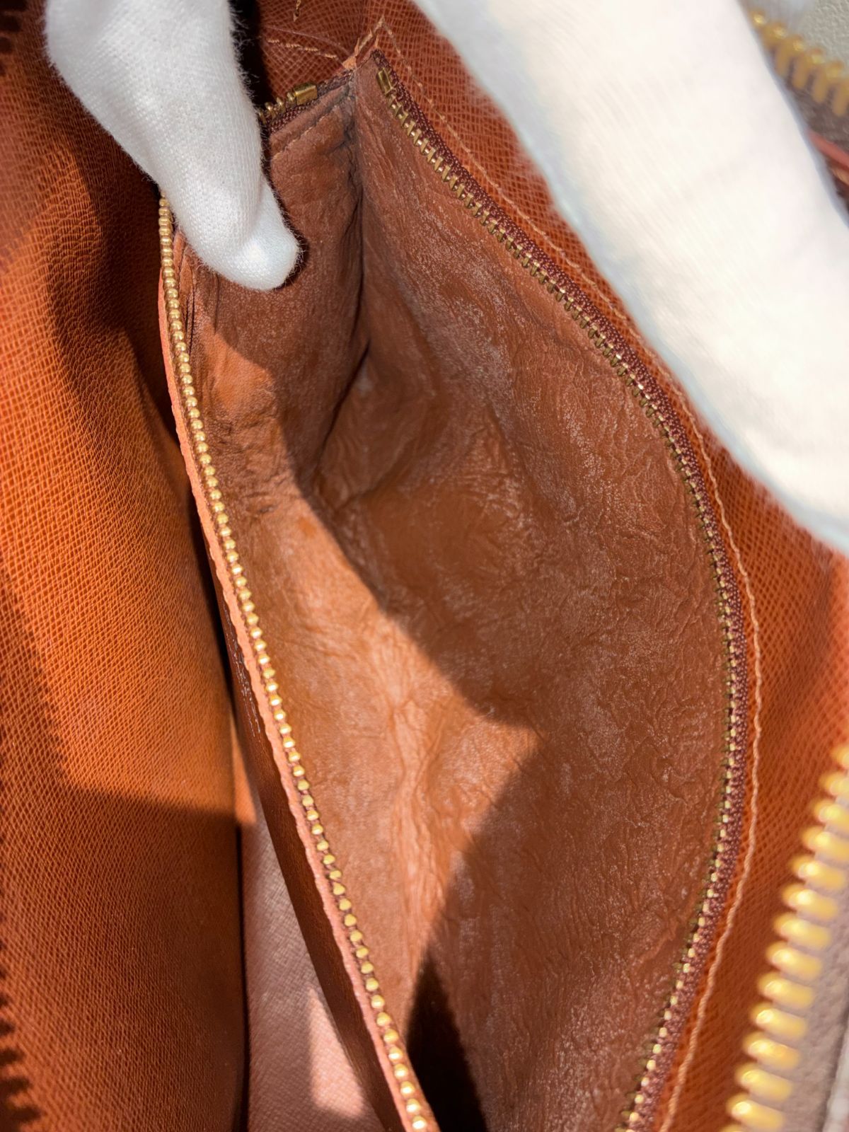 Louis Vuitton Monogram Trocadero 30 Shoulder Bag Brown Leather Gold — view 7
