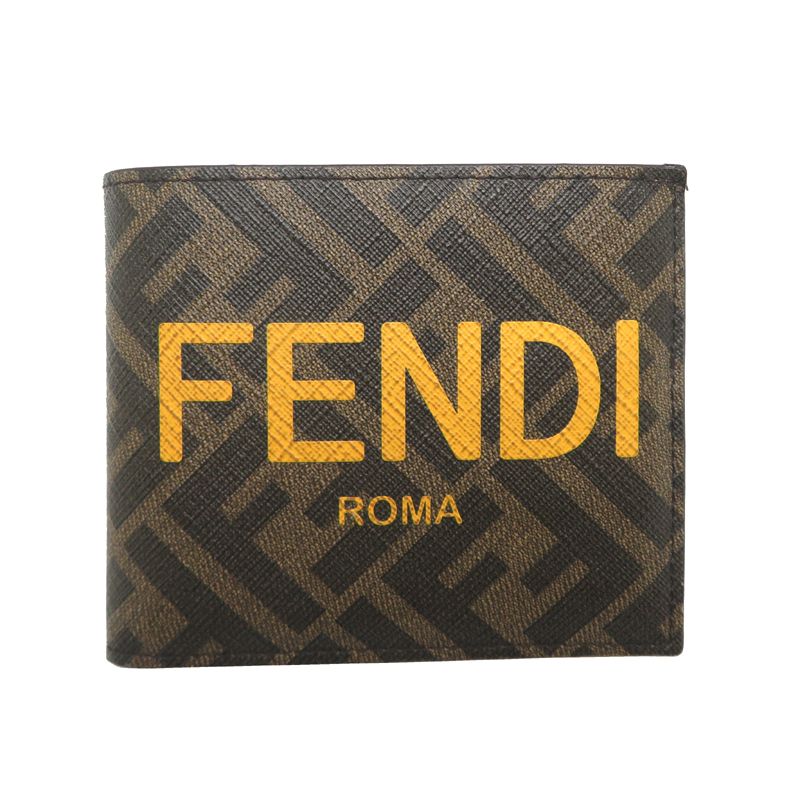 Fendi Bifold Wallet Brown