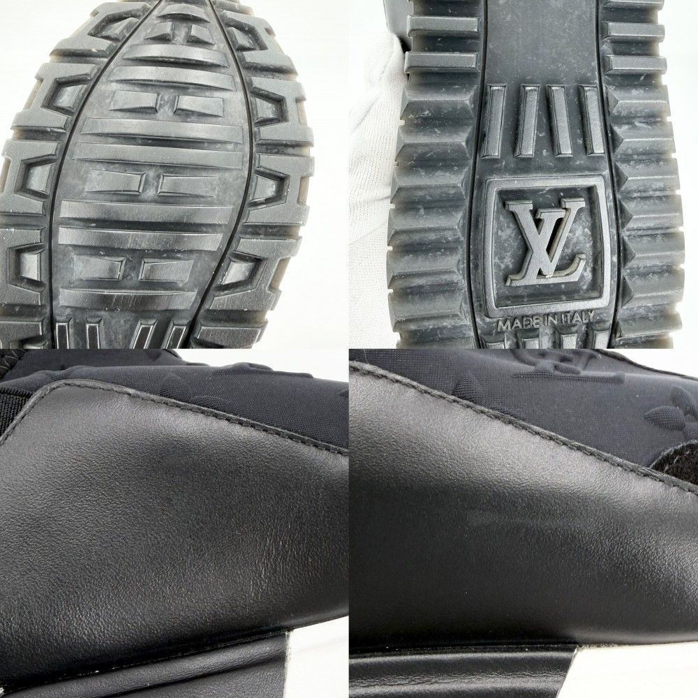 Louis Vuitton Sneakers Run Away Line Monogram 34.5 Shoes Black — view 7