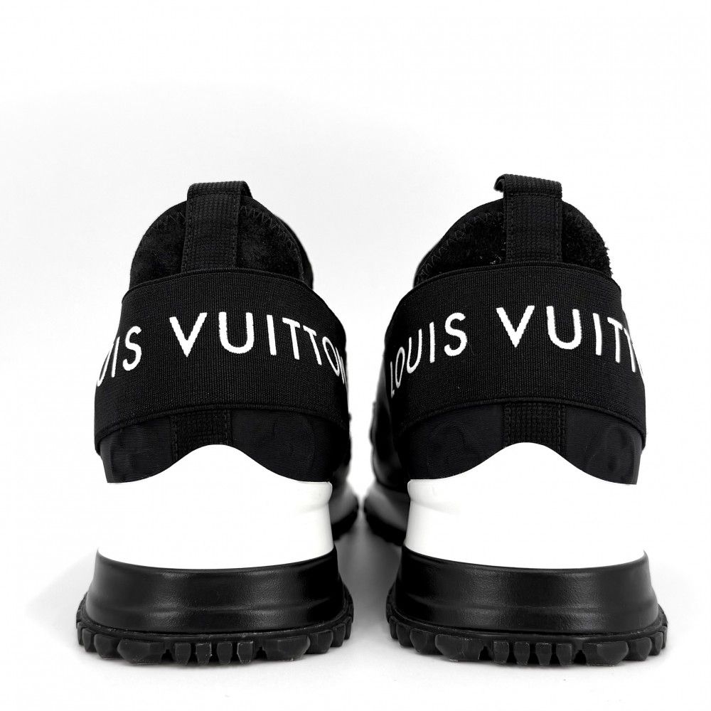 Louis Vuitton Sneakers Run Away Line Monogram 34.5 Shoes Black — view 4