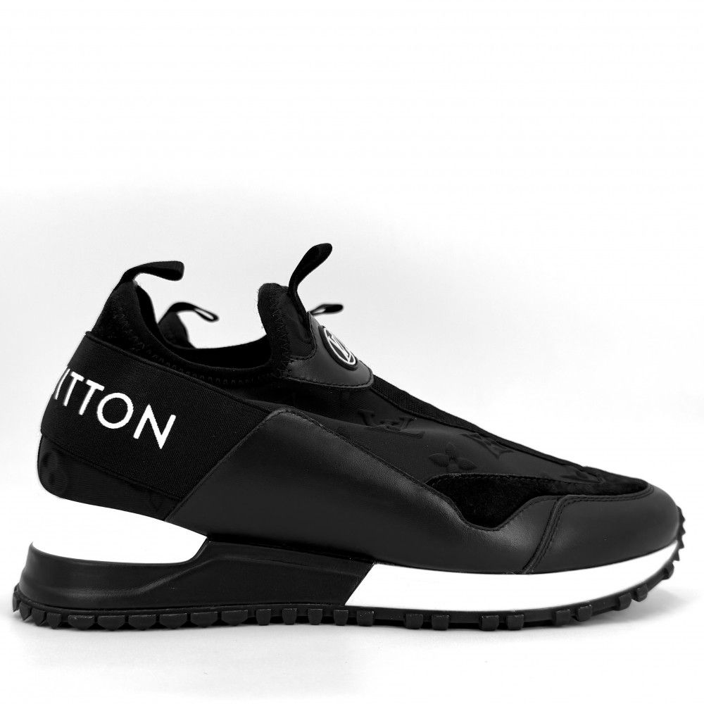 Louis Vuitton Sneakers Run Away Line Monogram 34.5 Shoes Black — view 2