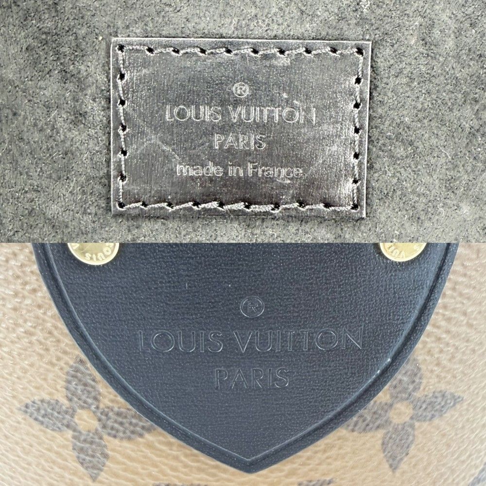 Louis Vuitton 2-Way Cannes Vanity Shoulder Crossbody Bag Brown Black Gold — view 5