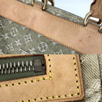 Louis Vuitton Handbag Neo Speedy Monogram Denim Green Gold — view 8