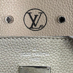 Louis Vuitton 2-Way City Steamer Shoulder Bag Taurillon Leather Gale Silver — view 5