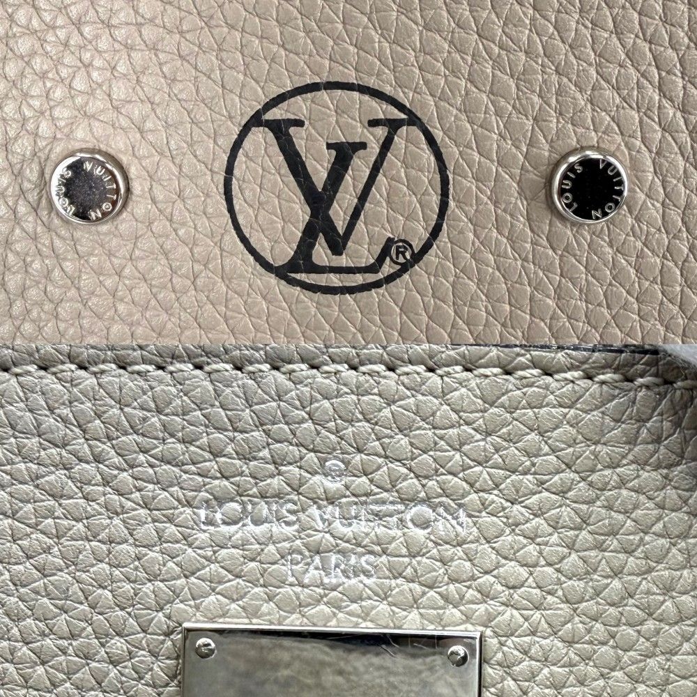 Louis Vuitton 2-Way City Steamer Shoulder Bag Taurillon Leather Gale Silver — view 5