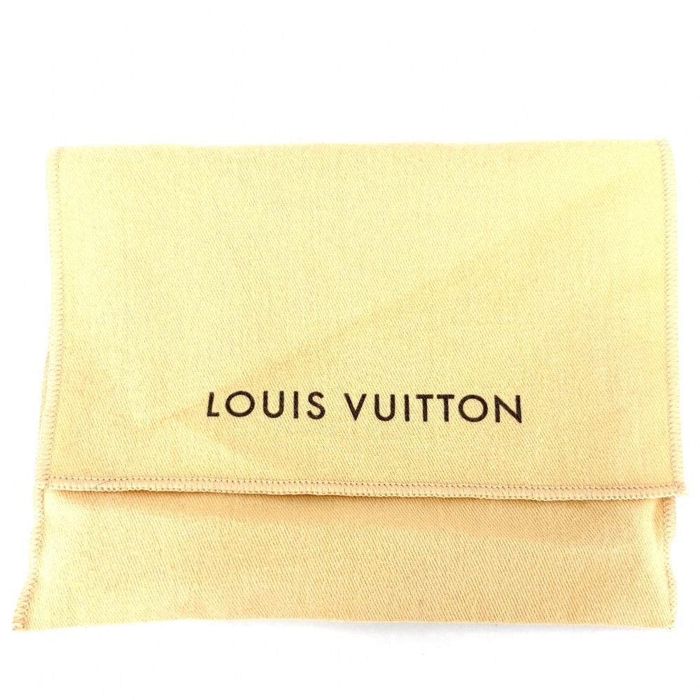 Louis Vuitton Handbag Mini Pochette Accessoires Damier Canvas Brown Gold — view 7