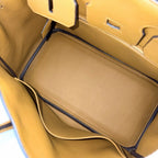 Hermes Handbag Birkin 25 Retourne Leather Brown Gold — view 4
