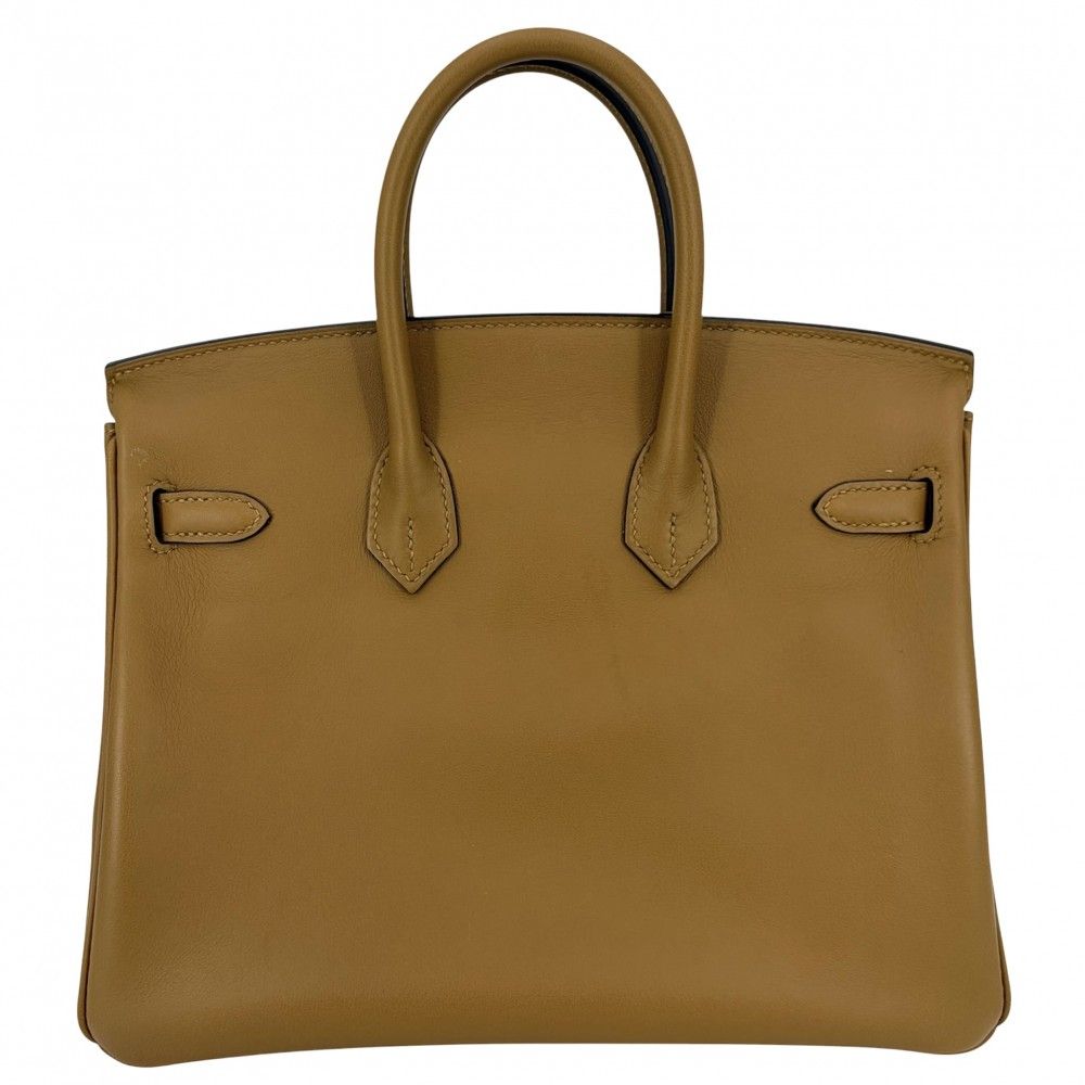 Hermes Handbag Birkin 25 Retourne Leather Brown Gold — view 2