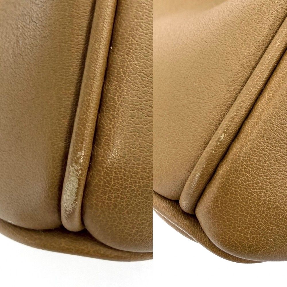 Hermes Handbag Birkin 25 Retourne Leather Brown Gold — view 8