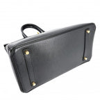 Hermes Handbag Birkin 35 Retourne Leather Black Gold — view 3