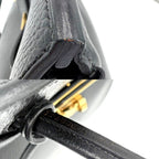 Hermes Handbag Birkin 35 Retourne Leather Black Gold — view 7