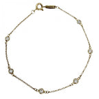 Tiffany & Co Bracelet Elsa Peretti by the Yard 18k YG Gold Diamond