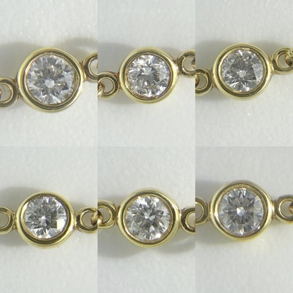 Tiffany & Co Bracelet Elsa Peretti by the Yard 18k YG Gold Diamond — view 3