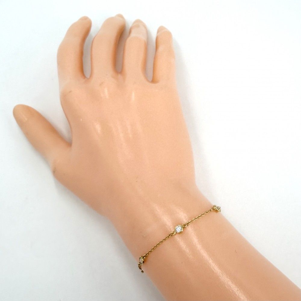 Tiffany & Co Bracelet Elsa Peretti by the Yard 18k YG Gold Diamond — view 2