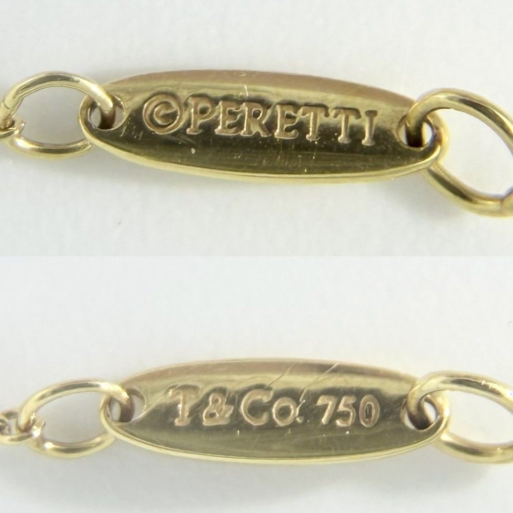 Tiffany & Co Bracelet Elsa Peretti by the Yard 18k YG Gold Diamond — view 4