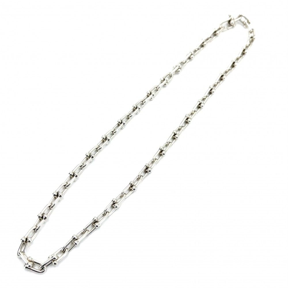 Tiffany & Co Necklace Small Link 925 Sterling Silver — view 4
