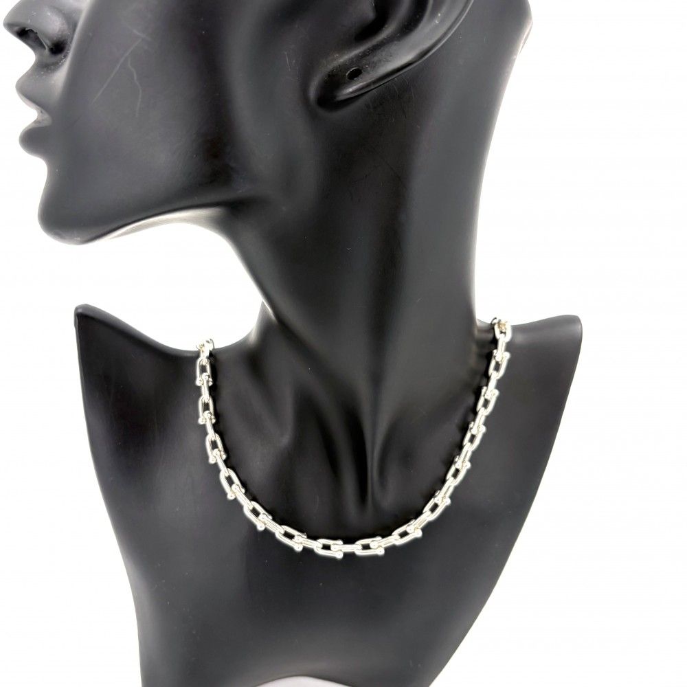 Tiffany & Co Necklace Small Link 925 Sterling Silver — view 2