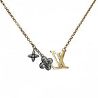 Louis Vuitton Necklace LV Glam Pandant Pendant with Adjustable Star Gold Silver — view 2