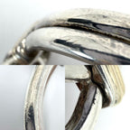 Tiffany & Co Bangle Double Loop Combination Bracelet 18k YG 925 Sterling Silver — view 6