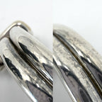 Tiffany & Co Bangle Double Loop Combination Bracelet 18k YG 925 Sterling Silver — view 7