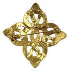 Chanel Brooch CC Logo Vintage Gold Plated — view 2