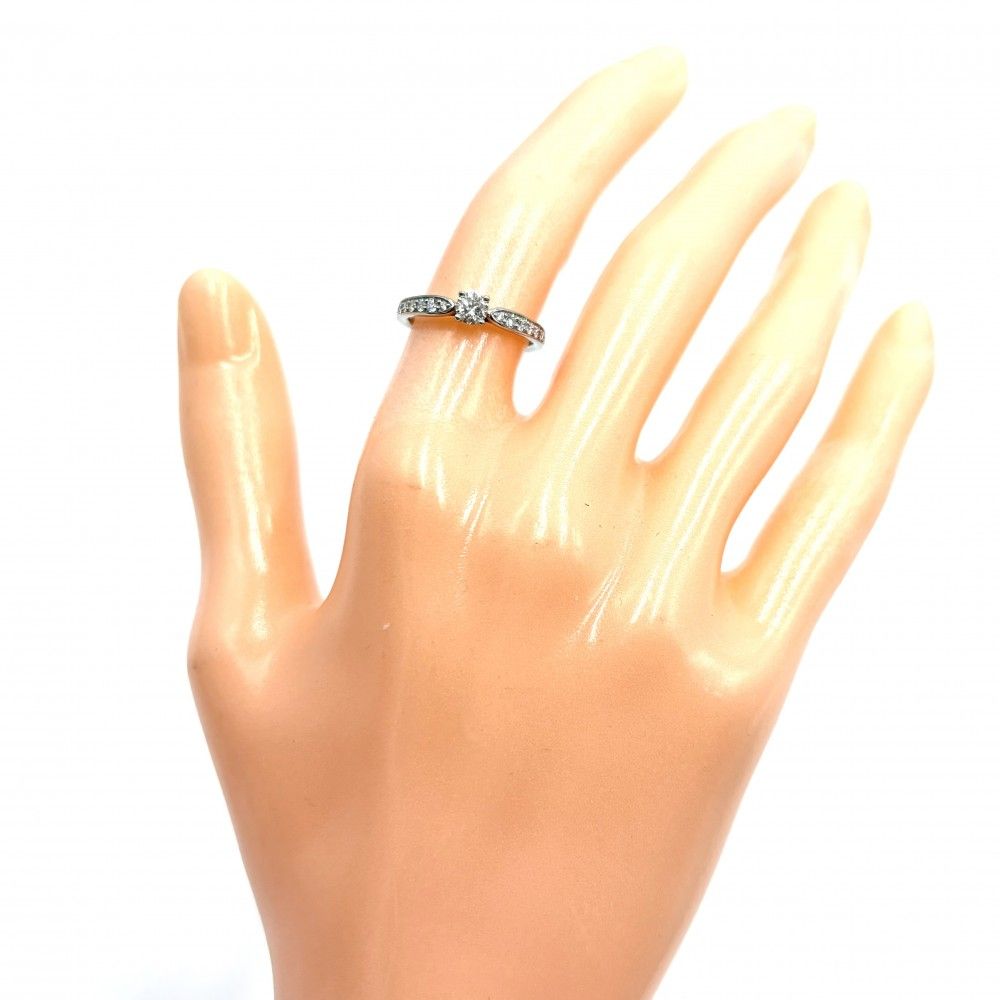 Tiffany & Co Ring Harmony Half Circle Platinum Diamond — view 2