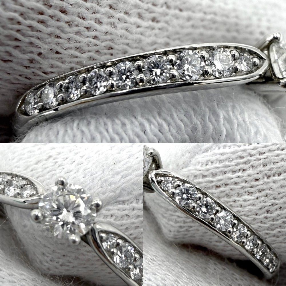 Tiffany & Co Ring Harmony Half Circle Platinum Diamond — view 4