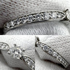 Tiffany & Co Ring Harmony Half Circle Platinum Diamond — view 4