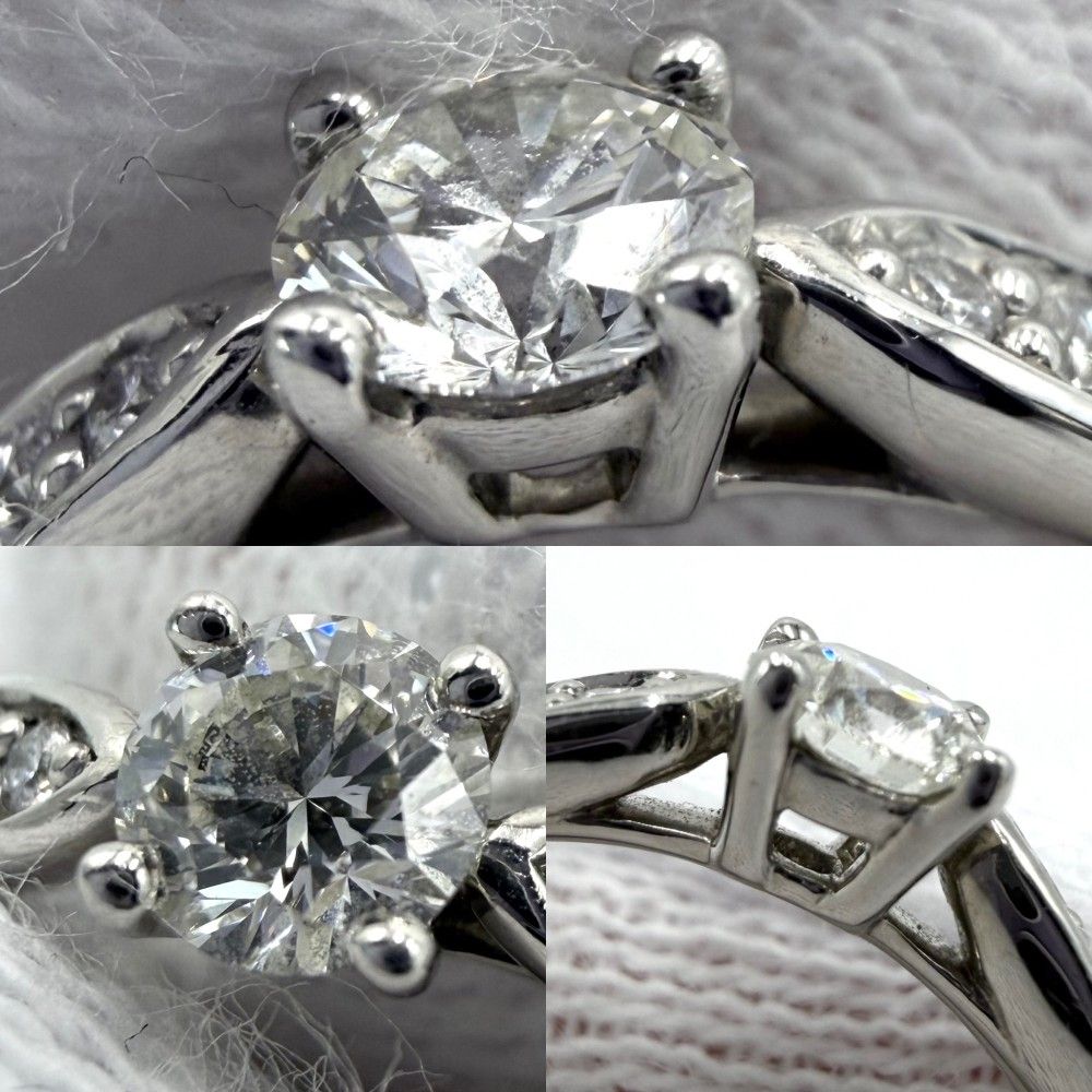 Tiffany & Co Ring Harmony Half Circle Platinum Diamond — view 3
