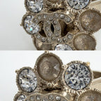 Chanel Ring CC Logo Rhinestone — view 5