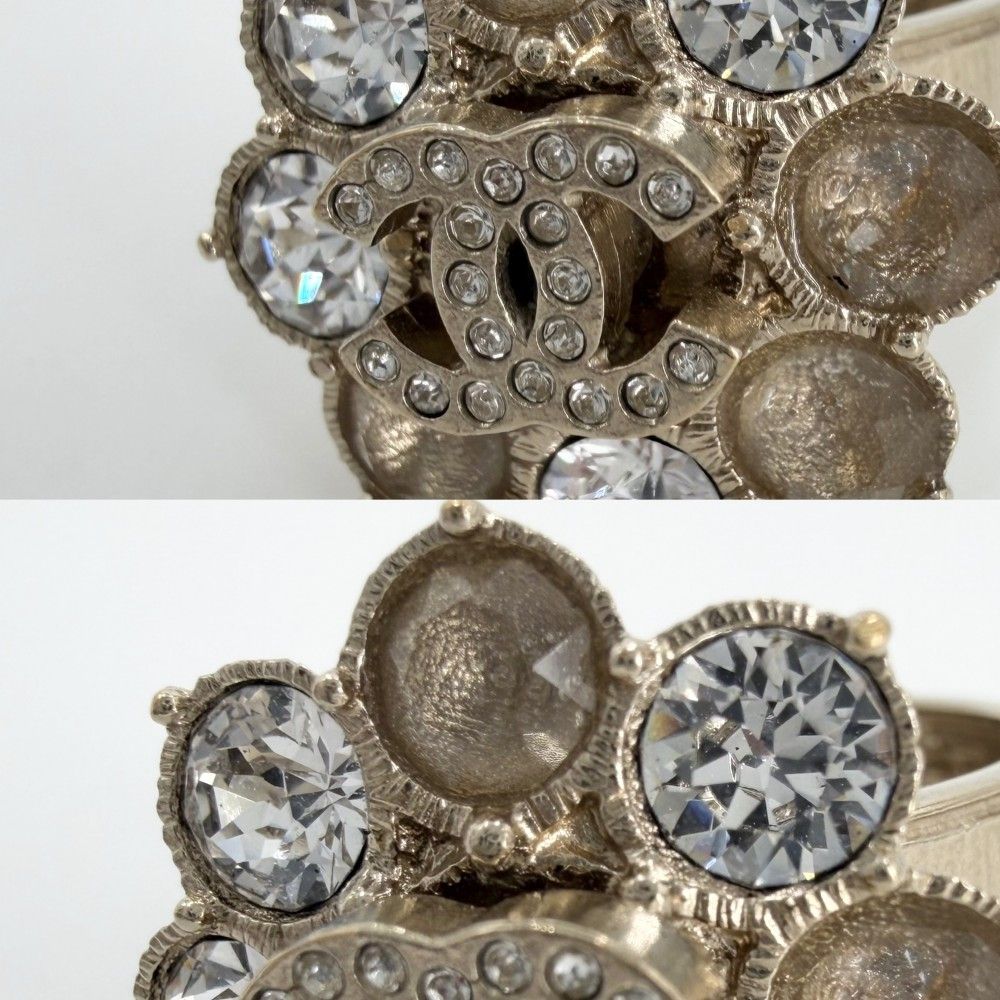 Chanel Ring CC Logo Rhinestone — view 5