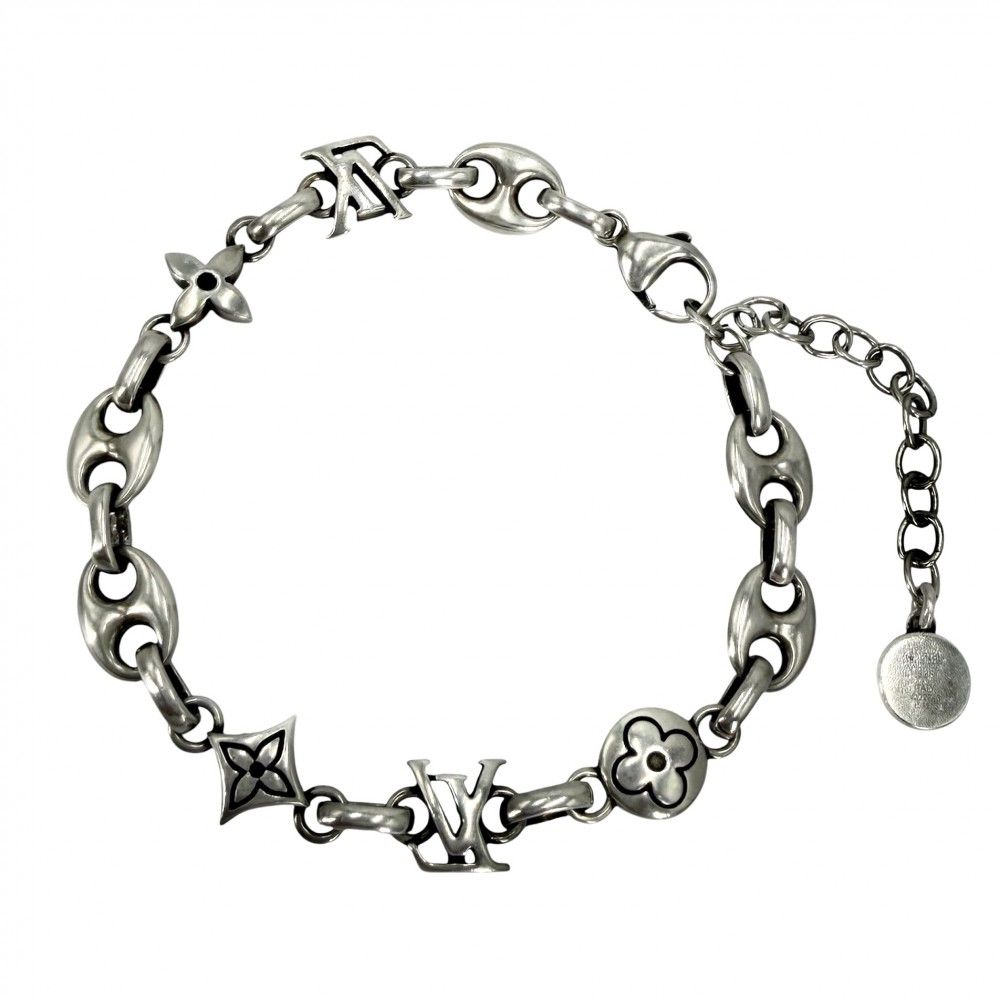 Louis Vuitton Bracelet Monogram LV Adjuster with Star M 925 Sterling Silver — view 2