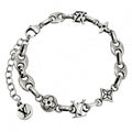 Louis Vuitton Bracelet Monogram LV Adjuster with Star M 925 Sterling Silver
