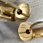 Louis Vuitton Earrings Essential Hoop Small Simple Gold — view 4