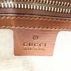 Gucci 2-Way Hobo Shoulder Bag Crossbody GG Supreme Canvas Leather Beige Brown — view 5