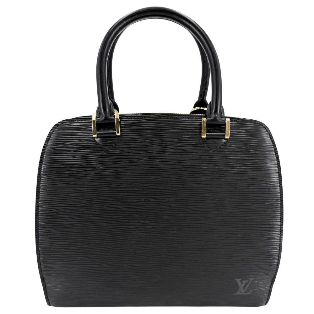 Louis Vuitton Handbag Epi Pont Neuf Black Noir Gold