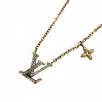 Louis Vuitton Necklace LV Iconic Pendant with Adjuster Star Rhinestone Gold