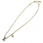 Louis Vuitton Necklace LV Iconic Pendant with Adjuster Star Rhinestone Gold — view 4