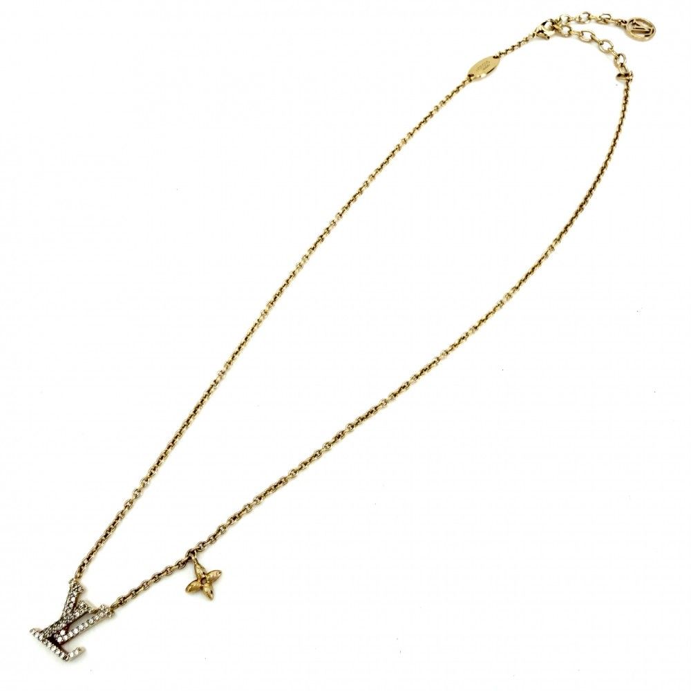 Louis Vuitton Necklace LV Iconic Pendant with Adjuster Star Rhinestone Gold — view 4