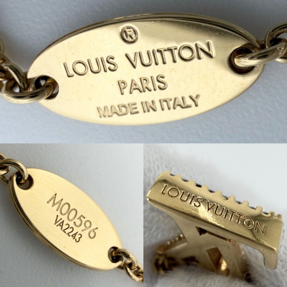 Louis Vuitton Necklace LV Iconic Pendant with Adjuster Star Rhinestone Gold — view 3