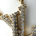Louis Vuitton Necklace LV Iconic Pendant with Adjuster Star Rhinestone Gold — view 6