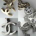 Chanel Necklace Adjustable Star with CC Logo Pendant Rhinestone Gold — view 6