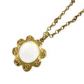Chanel Necklace Long Pendant Loupe CC Logo Vintage