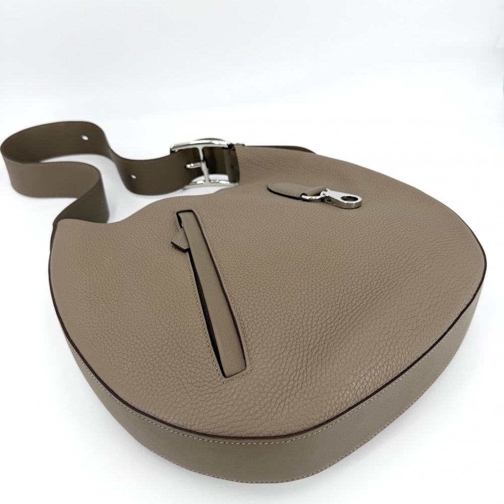 Hermes Shoulder Bag Arson Bag Brown Togo Swift Etoupe Silver — view 3