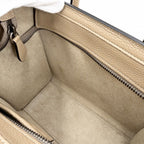 Celine 2-Way Luggage Nano Shoulder Bag Crossbody Leather Brown Silver — view 7