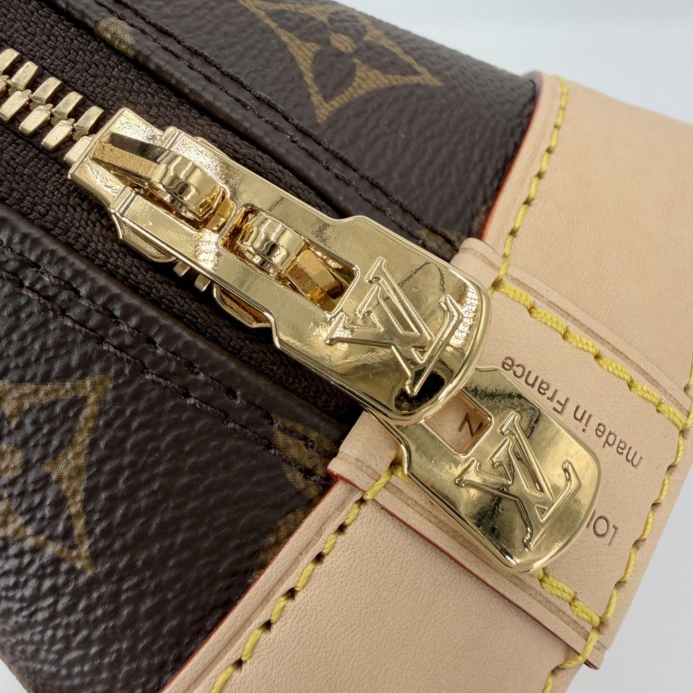Louis Vuitton 2-Way Monogram Alma BB Shoulder Bag Crossbody Small Brown Gold — view 9