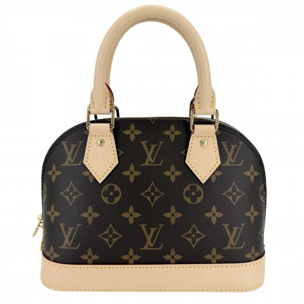 Louis Vuitton 2-Way Monogram Alma BB Shoulder Bag Crossbody Small Brown Gold — view 2